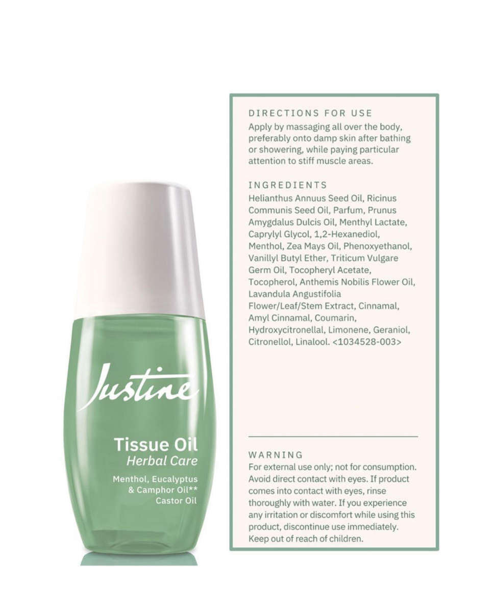 Justine Tissue Oil Herbal Care  - 100ml