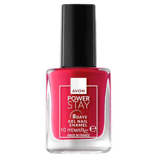 Avon Nail Power Stay 8 Day Nail Polish Colour: Designer Red 10ml No Box
