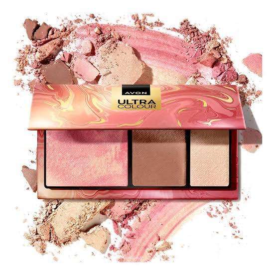 Avon Ultra Colour Sunkissed 3-in-1 Face Palette 3.8 grams