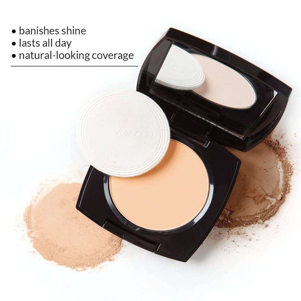 Avon Flawless Mattifying Pressed Powder - 8 grams - Neutral Fair