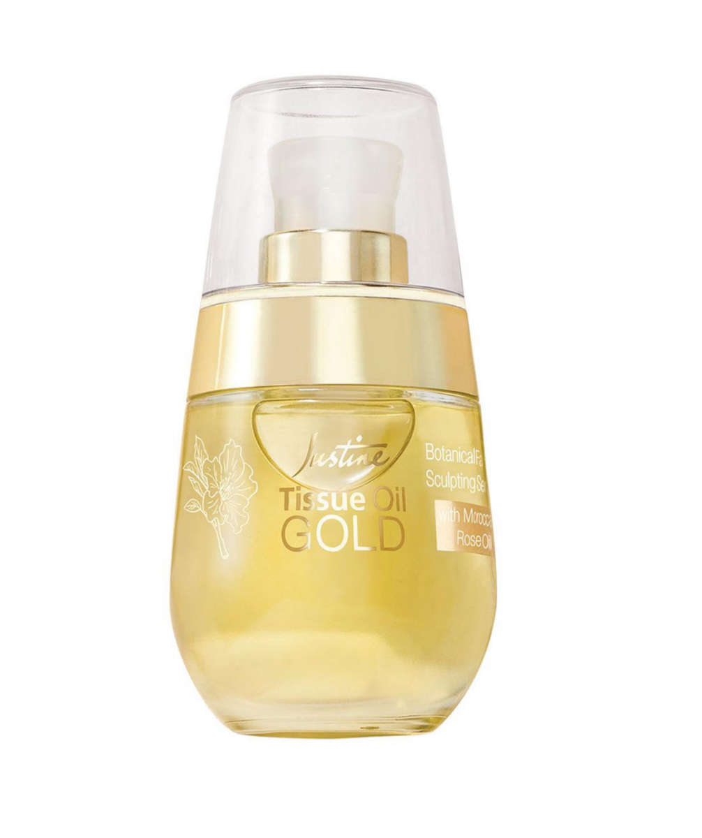 Justine Tissue Oil Gold Botanical Facial Sculpting Serum - 30ml