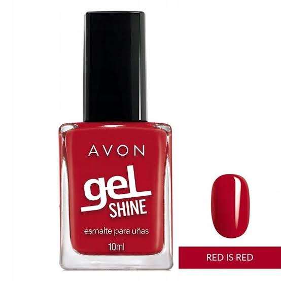 Avon Gel Shine Nail Enamel - Red Is Red