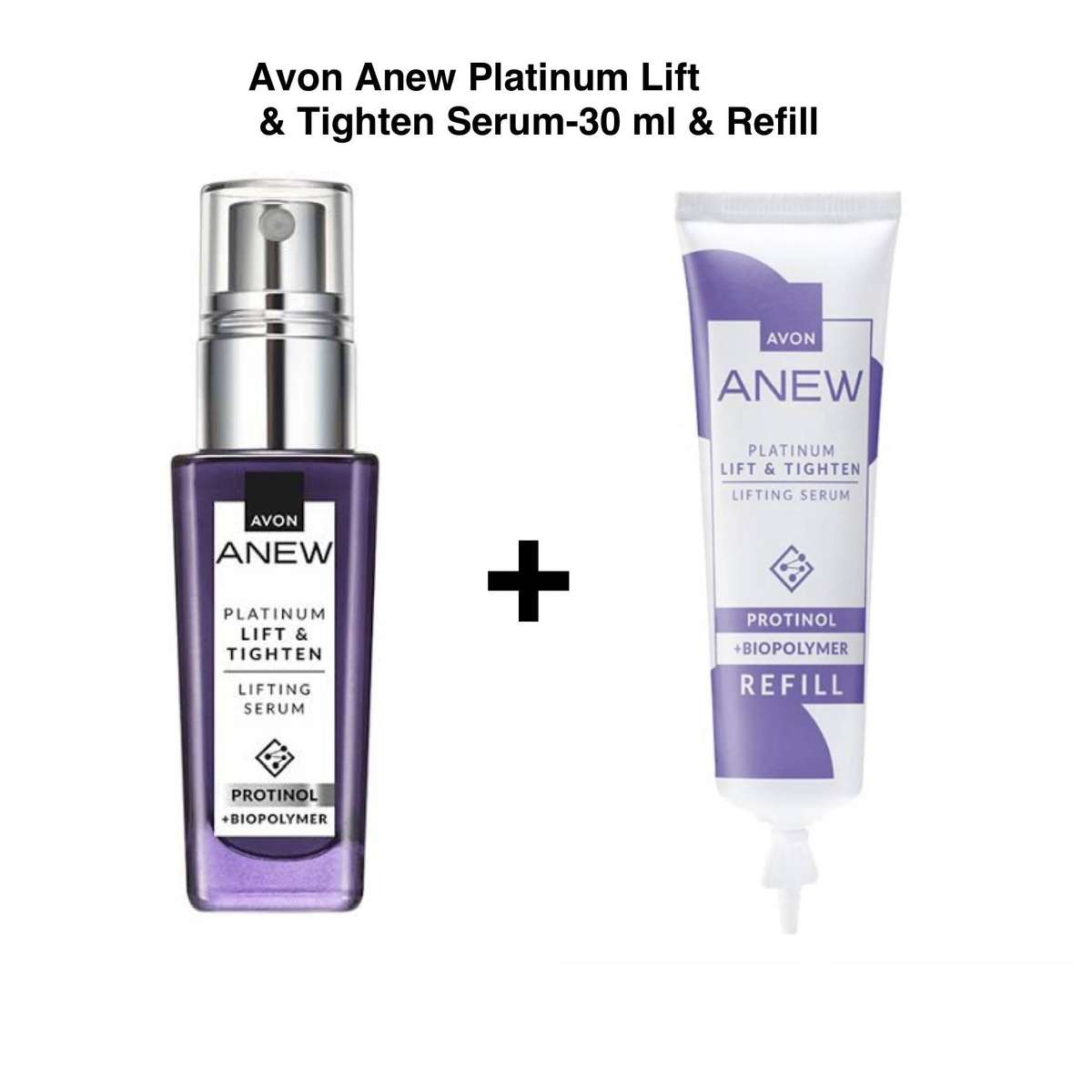 Avon Anew Platinum Lift & Tighten Serum-30 ml  & Refill