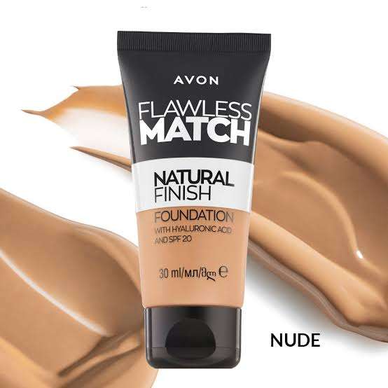 Avon Flawless Match Natural Finish Foundation 30ml Shade: Nude