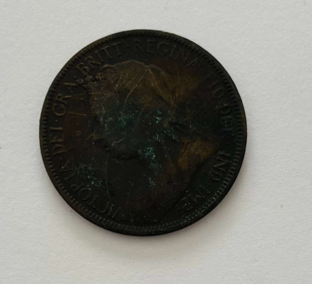 1900 Victoria Half Penny