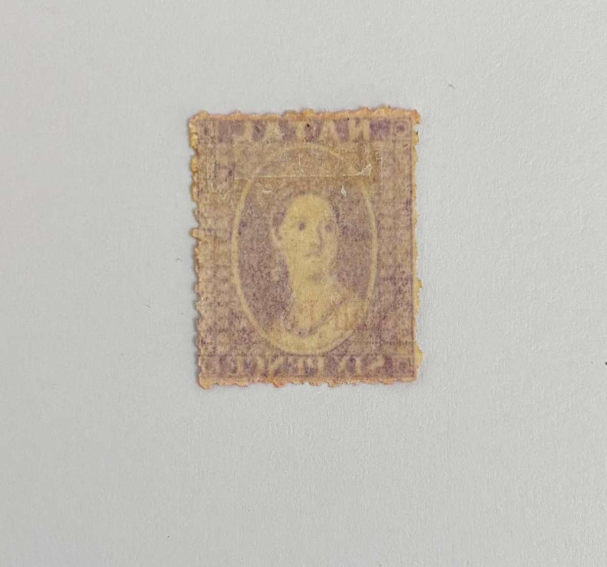 1895 Natal Half P on Six Pence