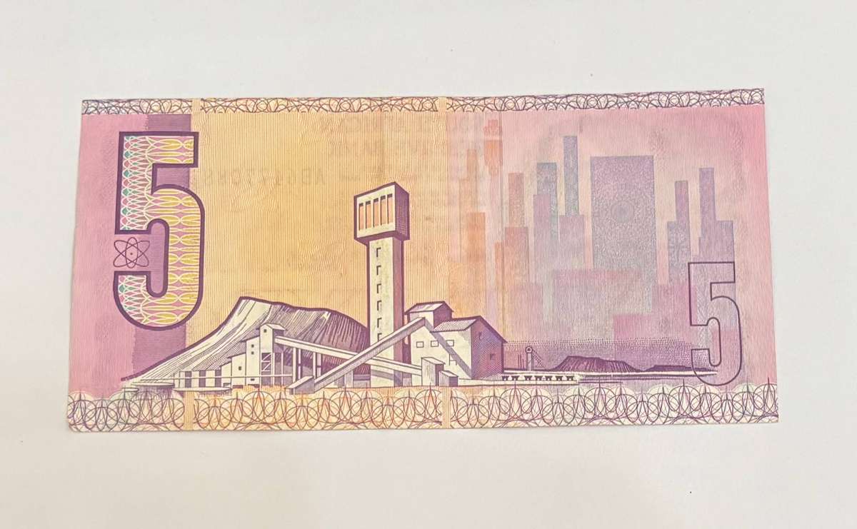 SOUTH AFRICA GPC DE KOCK R5 NOTE