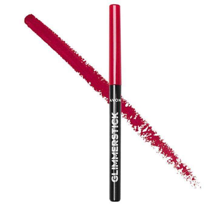 Avon Glimmerstick Lip Liner - 0.28 grams - True Red
