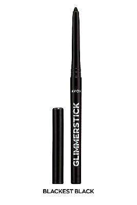 Avon Glimmerstick Eyeliner 0.28 grams -  Blackest Black