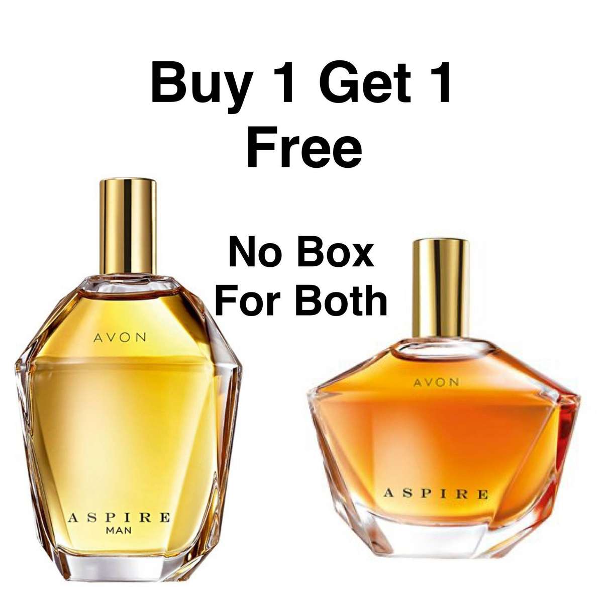 Buy 1 Get 1 Free Aspire Man EDT 75ml + Aspire Eau de Toilette 50ml NO BOX
