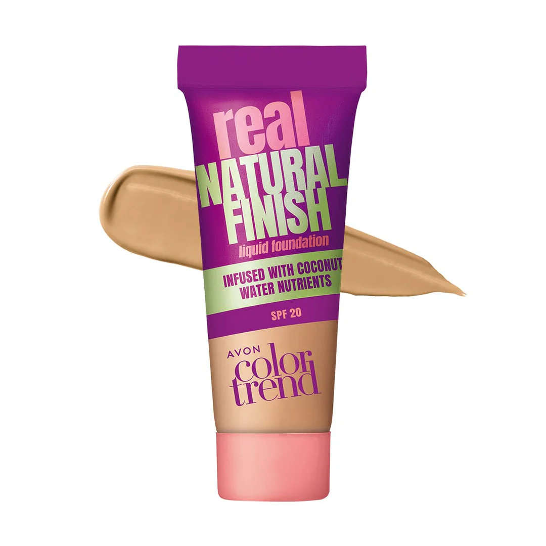 Avon Color Trend Real Matte Liquid Foundation 30ml Shade: Ivory