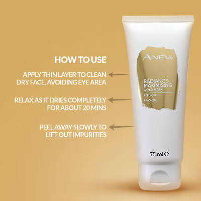 Avon Anew Radiance Maximising Gold Mask - 75ml