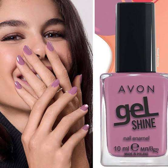 Avon Gel Shine Nail Enamel - 10ml - Sweet Blooms NO BOX