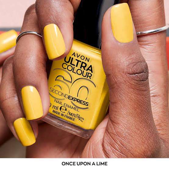 Avon Ultra Colour 60 Second Express Nail Enamel - Once Upon A Lime - NO BOX