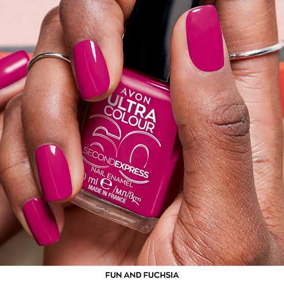 Avon Ultra Colour 60 Second Express Nail Enamel - Fun Fuchsia