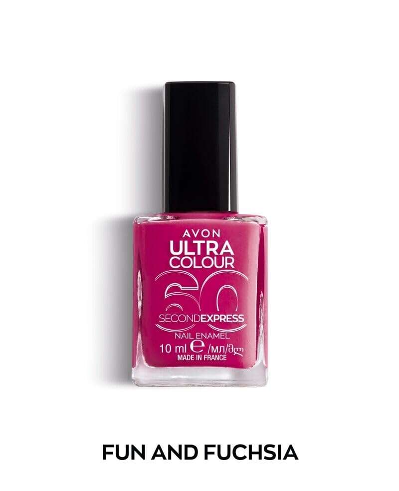 Avon Ultra Colour 60 Second Express Nail Enamel - Fun Fuchsia