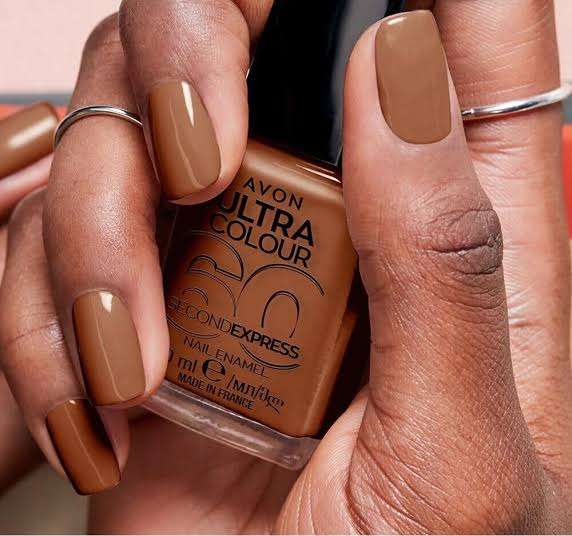 Avon Ultra Colour 60 Second Express Nail Enamel - Cocoa Dream - NO BOX