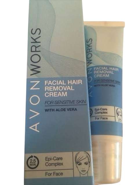 Avon Works Facial Hair Removal Cream 15ml