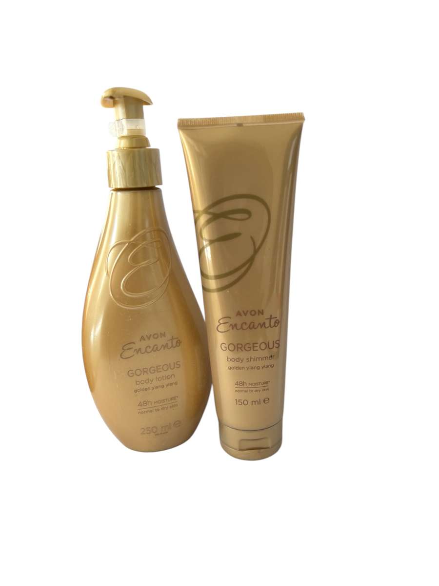 Avon Bundle Deal Encanto Gorgeous Body Lotion + Body Shimmer
