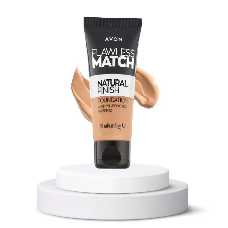 Flawless Match Natural Finish Foundation 30ml - 250N Cream Beige