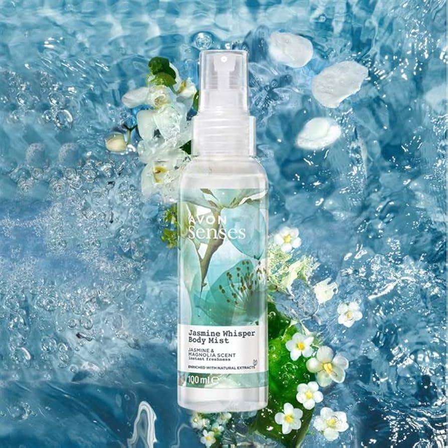 Avon Senses Body Mist 100ml Jasmine Whisper Jasmine & Magnolia 100 ml