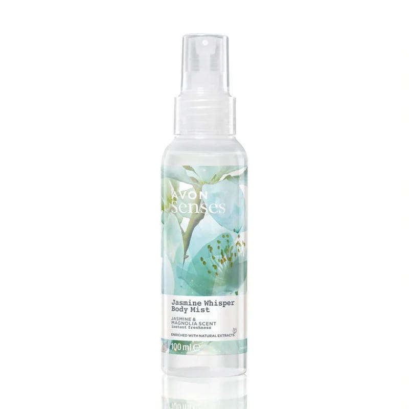 Avon Senses Body Mist 100ml Jasmine Whisper Jasmine & Magnolia 100 ml