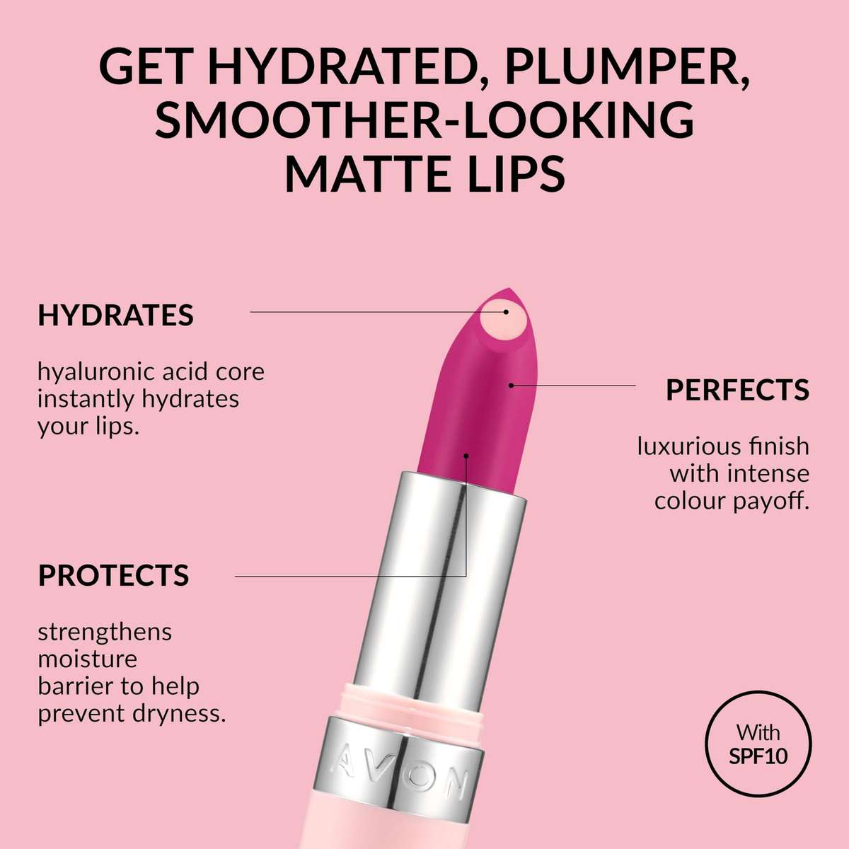 Hydramatic Matte Lipstick 3.6g - Magenta