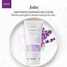 Justine Tissue Oil Sleep Therapy Oil Melt In Night Mask - 75ml