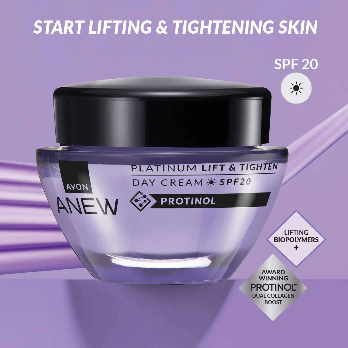 Anew Platinum Lift & Tighten Day Cream SPF 20 50ml NO BOX
