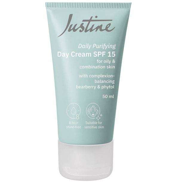 justine Daily Purifying Day Cream SPF 15 - 50ml