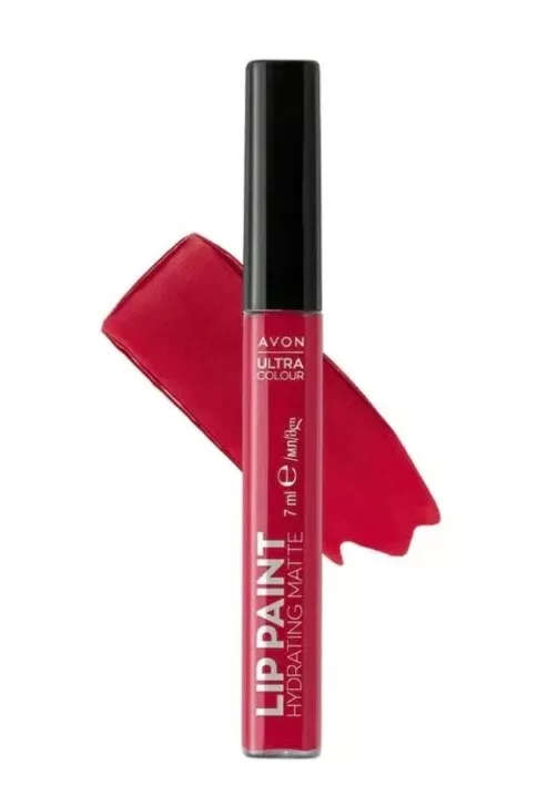 Avon Lip Paint Hydrating Matte Liquid Lipstick - Raspberry Truffle - 7ml