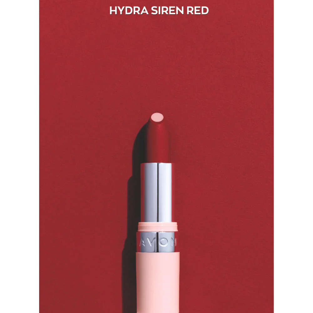 Avon Hydramatic Shine Lipstick - 3.6 Grams - Hydra Siren Red