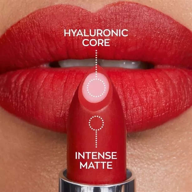 Avon Hydramatic Shine Lipstick - 3.6 Grams - Hydra Siren Red