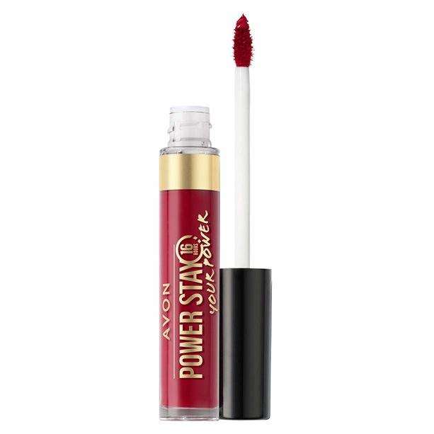 Avon Power Stay 16-Hour Liquid Lip Colour - Soaring Scarlet - 6ml
