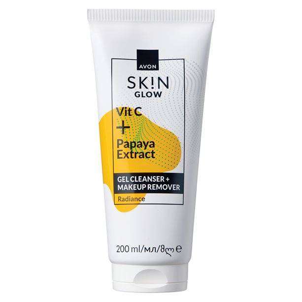 Avon SK!N Glow Gel Cleanser + Make-Up Remover 200ml