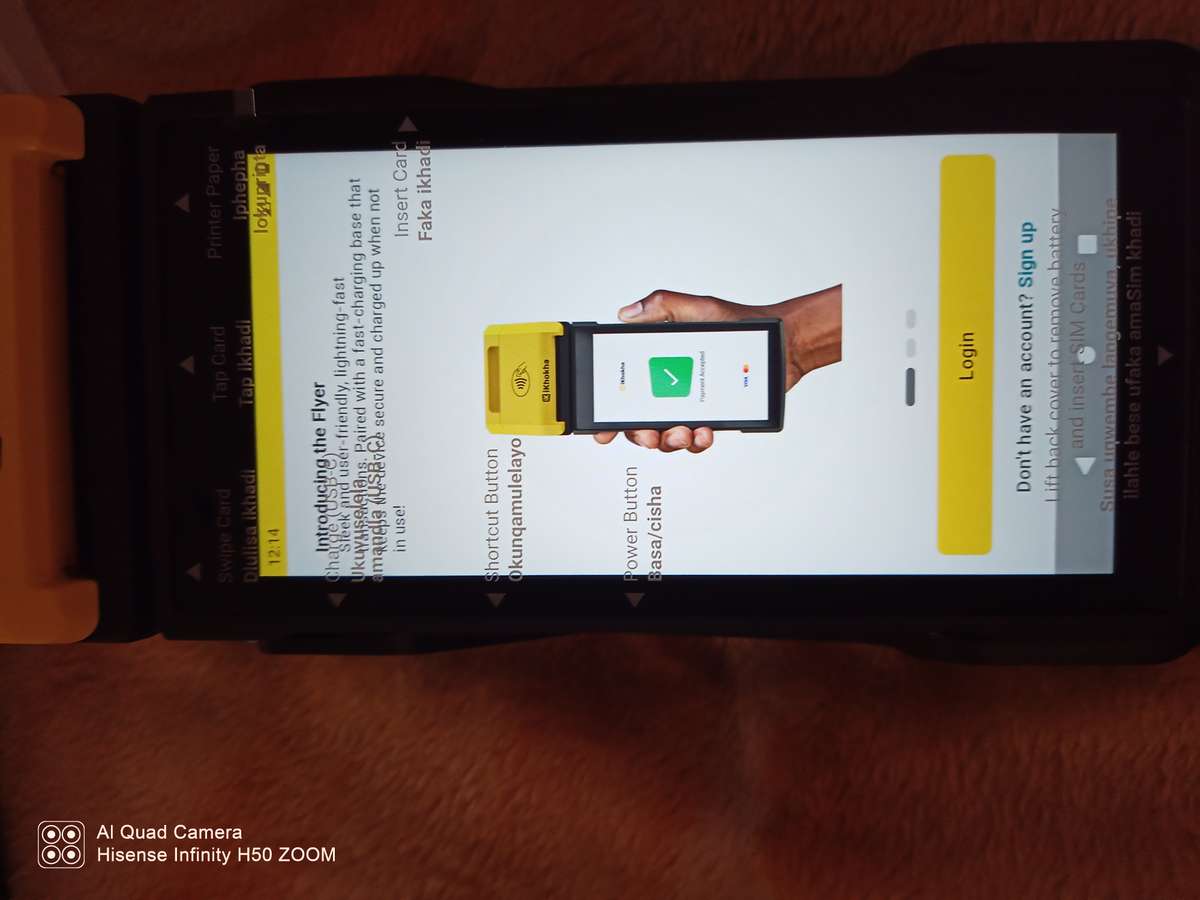 Ikhokha Flyer Card Machine+ Charging Base