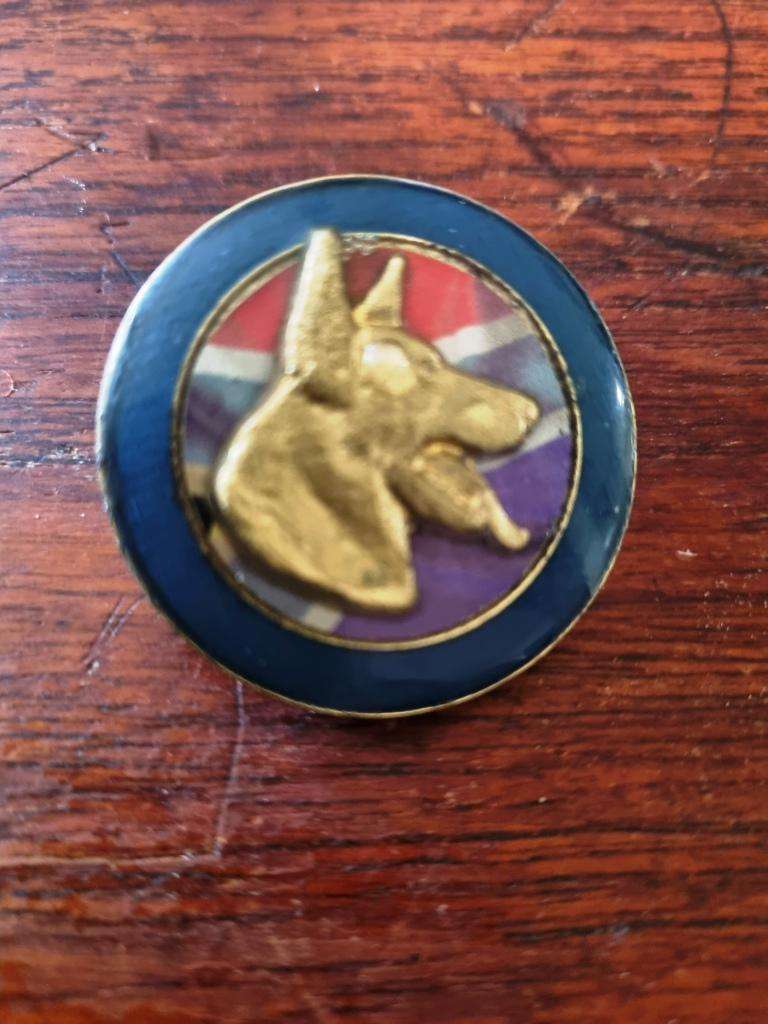 Dog Handlers Badge - Unusual never seen one like this