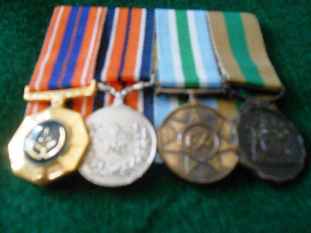 Group Sadf Miniature Medals