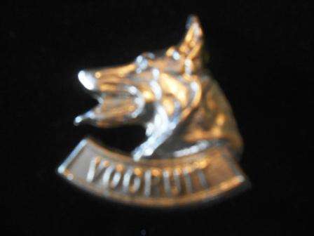 SADF Dog School Badge - Note only one pin intact