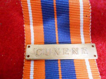 Propatria Medal and Cunene Bar