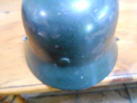 M40 Stahlhelm: German WW2 steel combat helmet  Maker NS 66