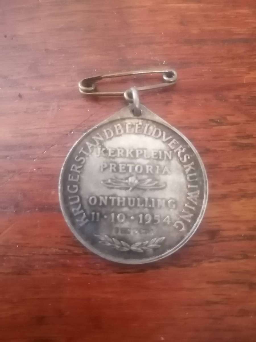 Paul Kruger Onthuling Medallion