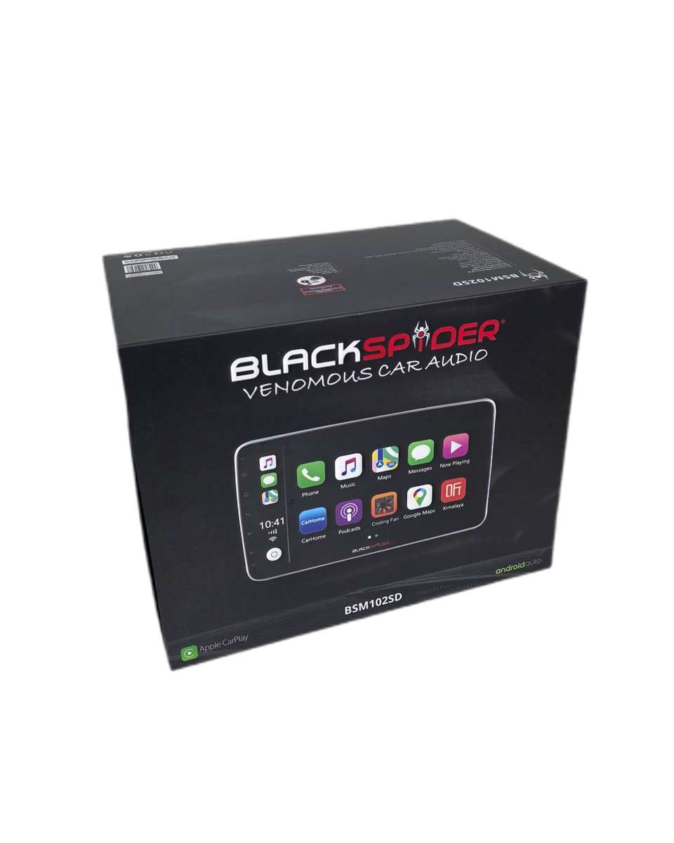 Blackspider BSM102SD 10.1 Wireless Apple Carplay And Android Auto 1Din Rotate Radio