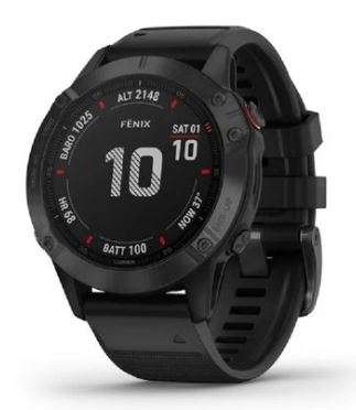 Garmin fenix 6 Pro Outdoor Smartwatch (47mm) with custom army strap (Nilon)
