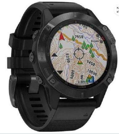 Garmin fenix 6 Pro Outdoor Smartwatch (47mm) with custom army strap (Nilon)