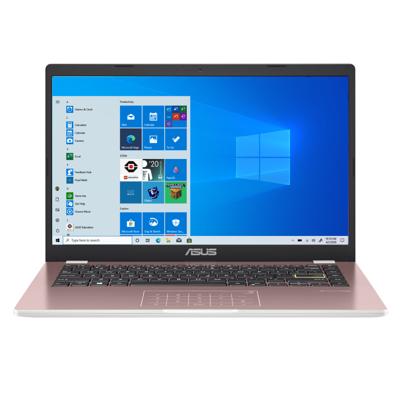 Asus E410M "Celeron N4020" 4GB RAM 128GB SD Peacock Blue - Faulty Battery needs to be plugged in