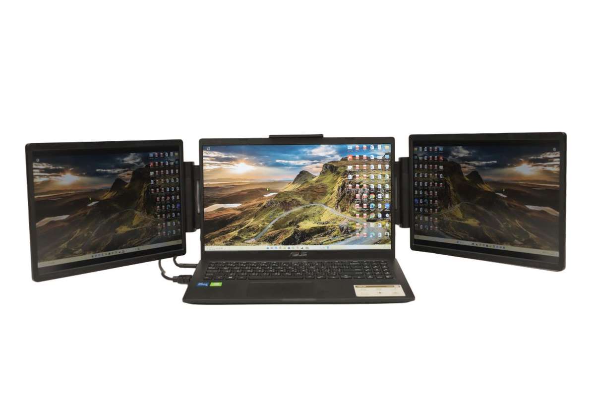 KEYTO 14 INCH LAPTOP EXTENDER PORTABLE MULTI SCREENS