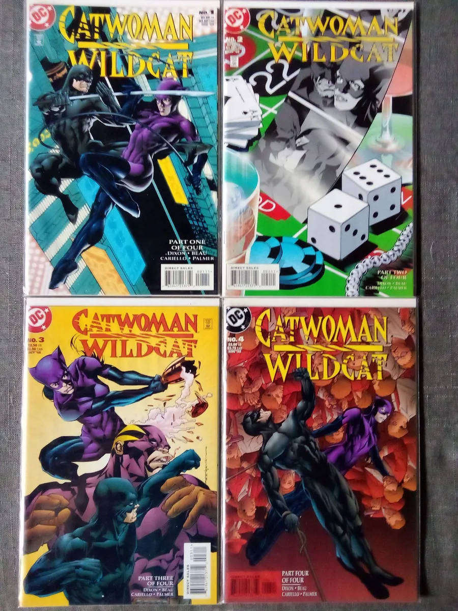 Catwoman Wildcat Comic's Full set #1 to 4