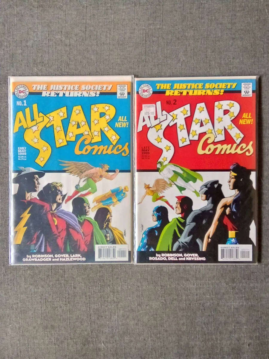 DC All Star Comics #1 & 2 The Justice Society Returns