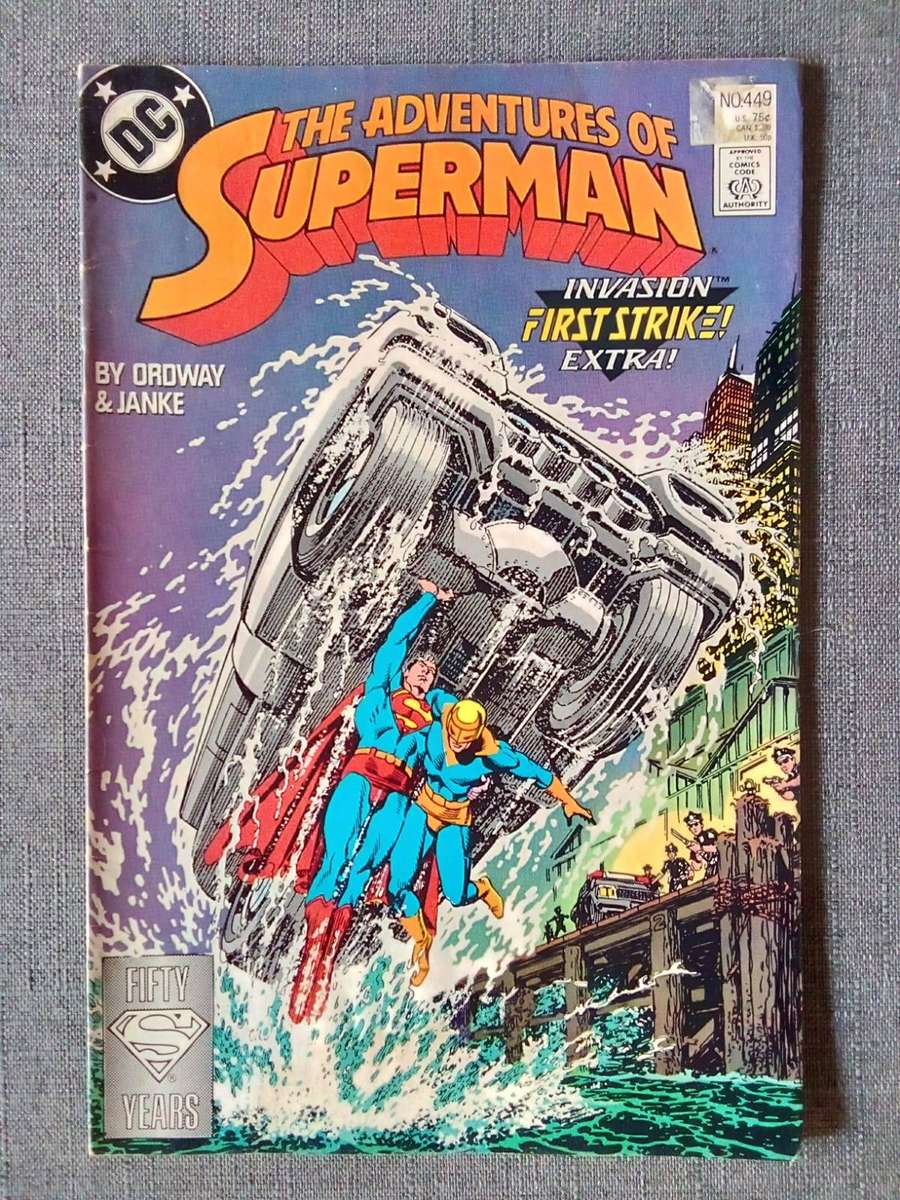 The Adventures of Superman Bundle Comics Issue Numbers: # 445, 446, 447, 448, 449